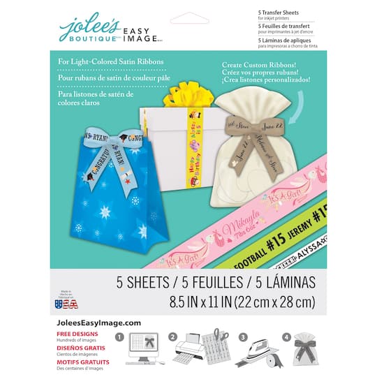 Jolee’s Boutique® 8.5" x 11" Easy Image Transfer Sheets, 5ct.